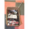 Image 1 : BOX OF ESTATE TOOLS INCL. BATTERY TESTER