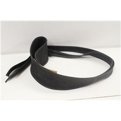 BRAVE BLACK NIDA LEATHER BELT