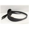 Image 1 : BRAVE BLACK NIDA LEATHER BELT