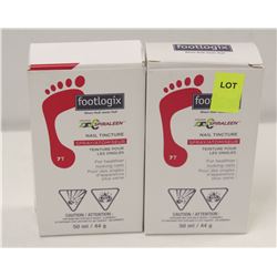 2 BOXES OF FOOTLOGIX NAIL TINCTURE SPRAY