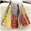 Image 1 : 3 PAIRS OF MENS ASSORTED SIZE LEATHER INSOLES