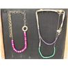Image 1 : 3 ASSORTED NECKLACES