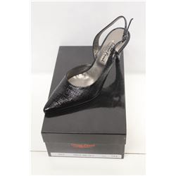 LAURA FERRI SZ 8 BLACK SLINGBACK STILETTO