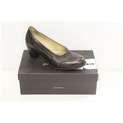 DKODE SZ 8.5 BLACK VALDIS MID HEEL COURT SHOES