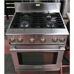 ELECTROHOME 4 BURNER GAS CONVECTION RANGE.