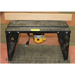 DEWALT ROUTER WITH ROUTER SAW TABLE