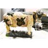 Image 1 : CERAMIC COW  9"H 12"L