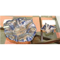 PAIR OF HANDMADE BOWLS