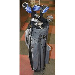 SLAZENGER PLUS CLUBS WITH SUN MOUNTAIN SPORTS BAG