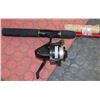 Image 2 : 2 FISHING RODS & A REEL- 1 IS A TELESCOPIC ROD