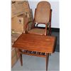 Image 1 : VINTAGE BENTWOOD ROCKING CHAIR AND COFFEE TABLE.