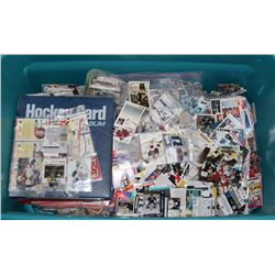 LARGE TOTE OF HOCKEY CARDS