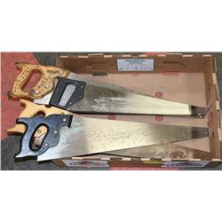 LOT OF 4 SAWS-FOR WOOD