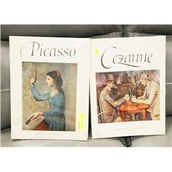 CEZANNE AND PICASSO ART BOOKS