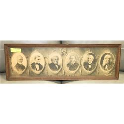 VINTAGE ESTATE FRAMED AMERICAN POETS