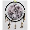 Image 1 : NEW LARGE 24” WIDE SKULL & WOLVES