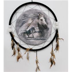 NEW LARGE 24” WIDE HORSES DREAMCATCHER