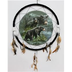 NEW LARGE 24” WIDE BEARS DREAMCATCHER