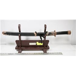 JAPANESE STYLE SWORD WITH STAND.