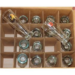 BOX OF 16 MIXED GLASSES