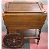 Image 1 : WOOD TEA WAGON, 25"X16"X28"