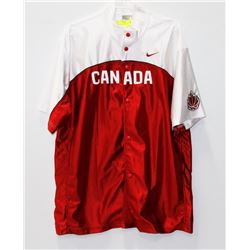 TEAM CANADA  NIKE BASKETBALL BUTTON SHIRT