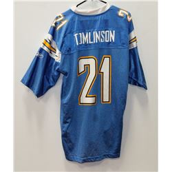 NFL CHARGERS JERSEY TOMLINSON SIZE LG