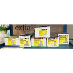6 CASES OF ASSORTED SIZE COLATED BRAD NAILS AND