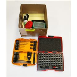 LOT OF MULTIBITS FOR SCREWS.