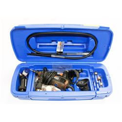 DREMEL TOOL COMES WITH BITS.