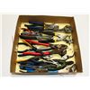 Image 1 : LOT OF 16 MISC PLIERS & MORE.