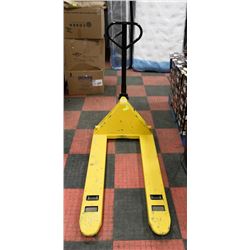 YELLOW PALLET JACK, 5500LBS CAPACITY