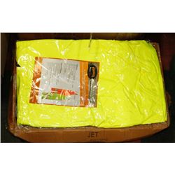 BOX OF PIONEER SIZE 3XL HI VIS RAIN PANTS