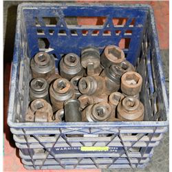 CRATE WITH LARGE IMPACT SOCKETS