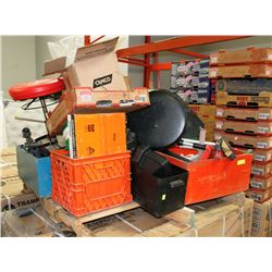 ESTATE PALLET OF ASSORTED TOOLS AND MORE