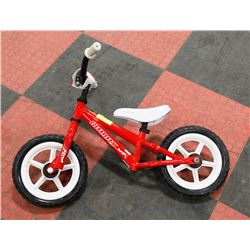 CHILD'S INFINITY PUSH BIKE 11" WHEELS