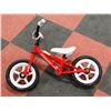Image 1 : CHILD'S INFINITY PUSH BIKE 11" WHEELS