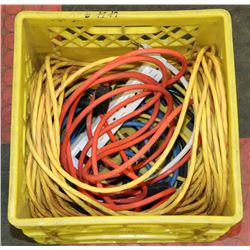 CRATE OF EXTENSION CORDS INCLUDES 75'