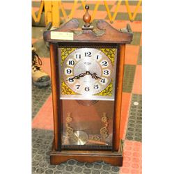 WIND UP CLOCK 10.5" WIDE, 26" TALL, 4.5"DEEP