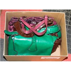 LOT OF 3 AUTHENTIC PURSES BRAND NAME PURSES