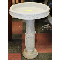 CONCRETE BIRD BATH