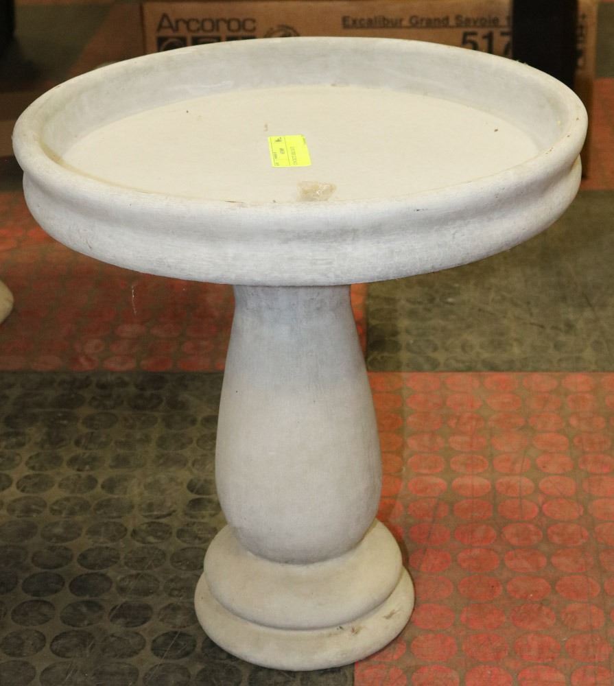 CONCRETE BIRD BATH