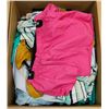 Image 1 : BOX OF ASSORTED CLOTHING APPEARS TO BE MOSTLY
