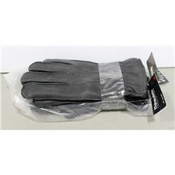 2 PAIR THINSULATE LEATHER WORK GLOVES, SIZE XXL