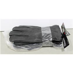2 PAIR THINSULATE LEATHER WORK GLOVES, SIZE XXL