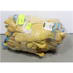 BUNDLE OF ANSELL GOLDKNIT WORK GLOVES WITH GRIPS
