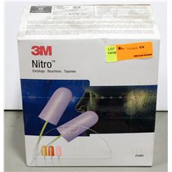 CASE OF 3M NITRO EARPLUGS