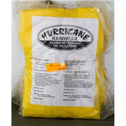 LOT OF 4 HURRICANE RAINWEAR, FR & OIL RESISTANT