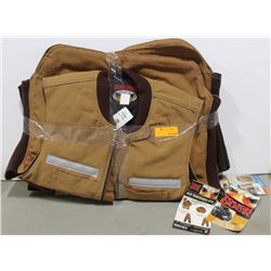 LOT OF 3 TOUGH DUCK QUILT LINED WORK VESTS