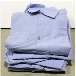 BUNDLE OF REDCAP BLUE SHORT SLEEVE WORK SHIRTS